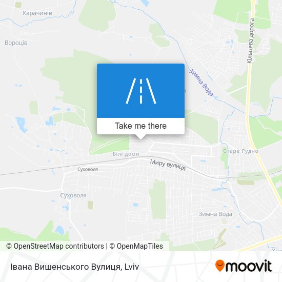 Івана Вишенського Вулиця map
