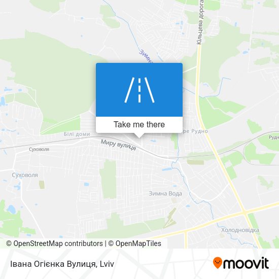 Івана Огієнка Вулиця map