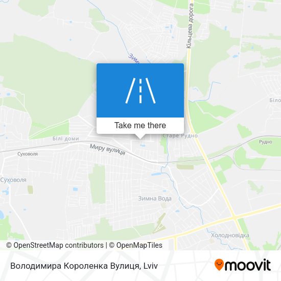 Володимира Короленка Вулиця map
