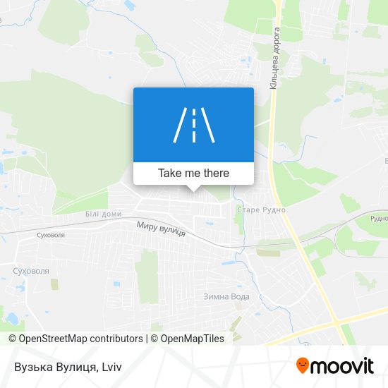 Вузька Вулиця map