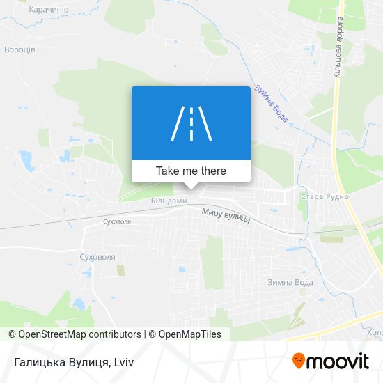 Галицька Вулиця map
