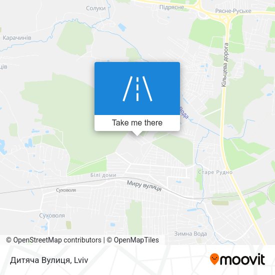 Дитяча Вулиця map