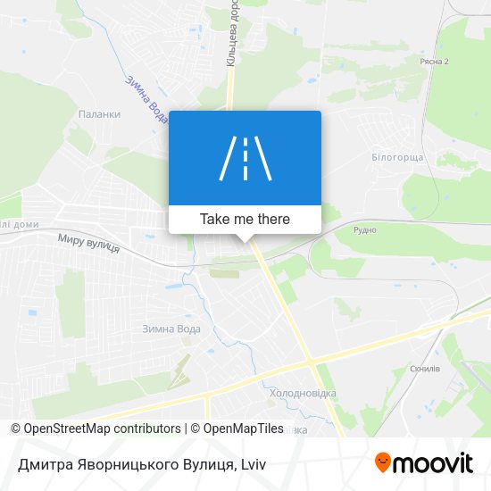 Дмитра Яворницького Вулиця map