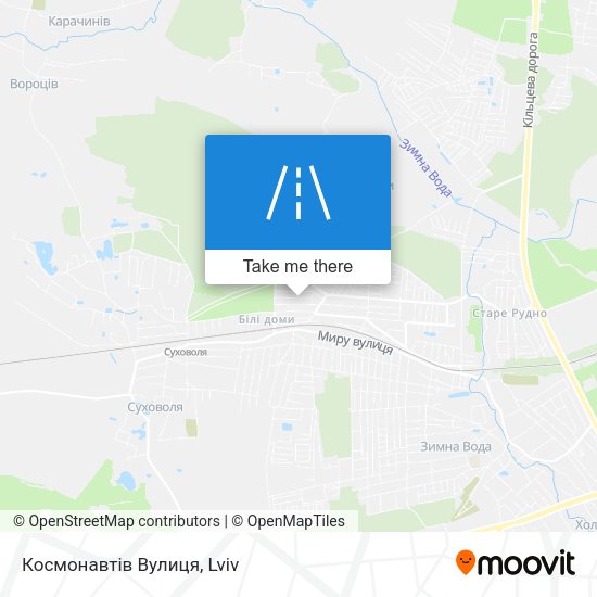 Космонавтів Вулиця map