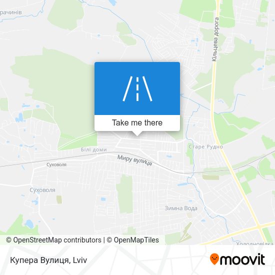 Купера Вулиця map