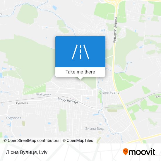Лісна Вулиця map