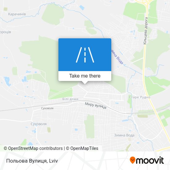 Польова Вулиця map