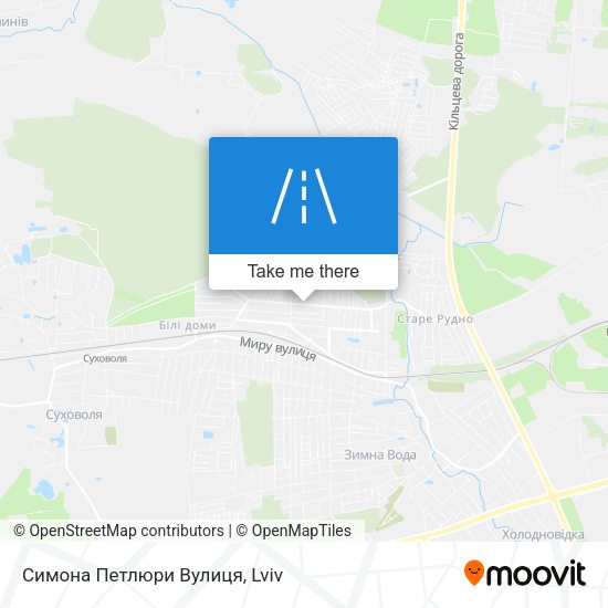 Симона Петлюри Вулиця map