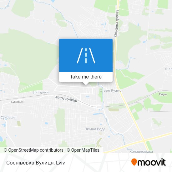 Соснівська Вулиця map