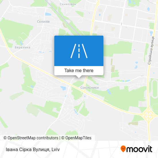 Івана Сірка Вулиця map