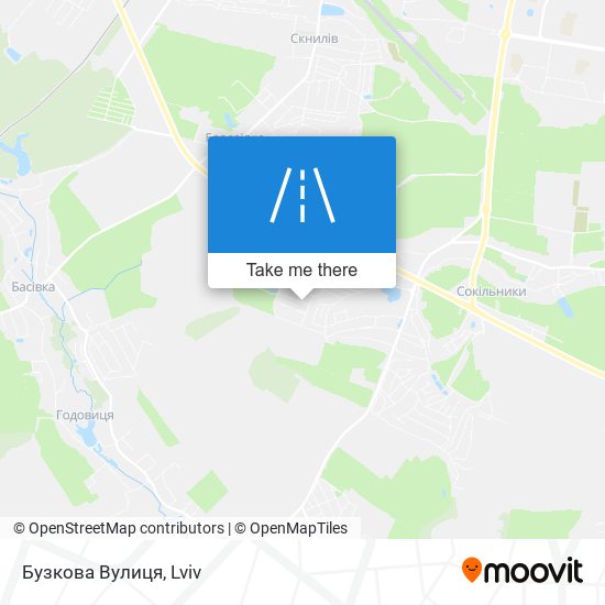 Бузкова Вулиця map