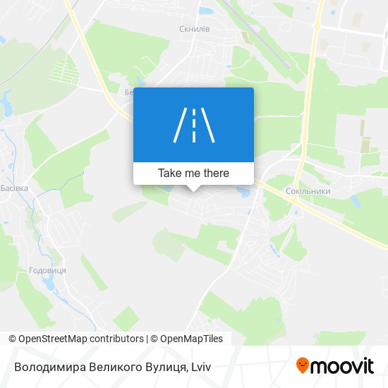 Володимира Великого Вулиця map