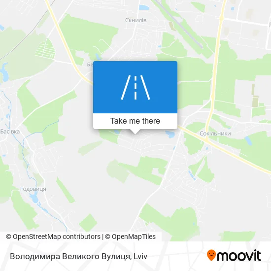 Карта Володимира Великого Вулиця