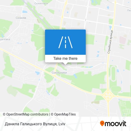 Данила Галицького Вулиця map