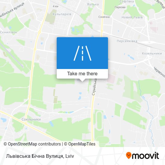 Львівська Бічна Вулиця map