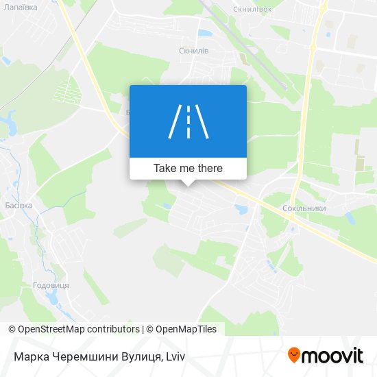 Марка Черемшини Вулиця map