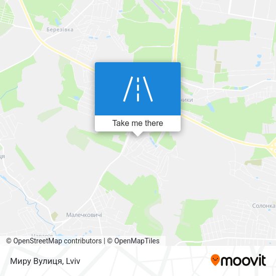 Миру Вулиця map