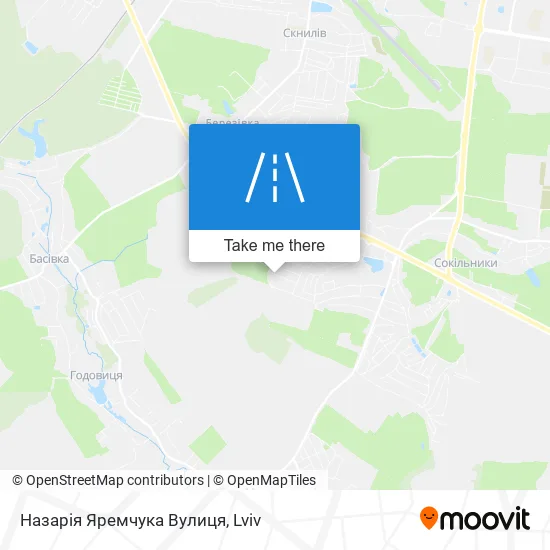 Карта Назарія Яремчука Вулиця