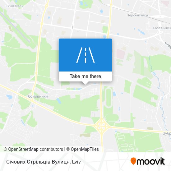 Січових Стрільців Вулиця map