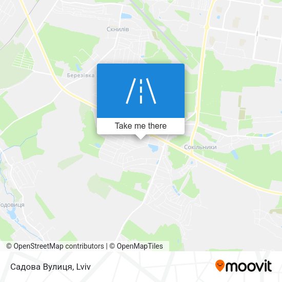 Садова Вулиця map