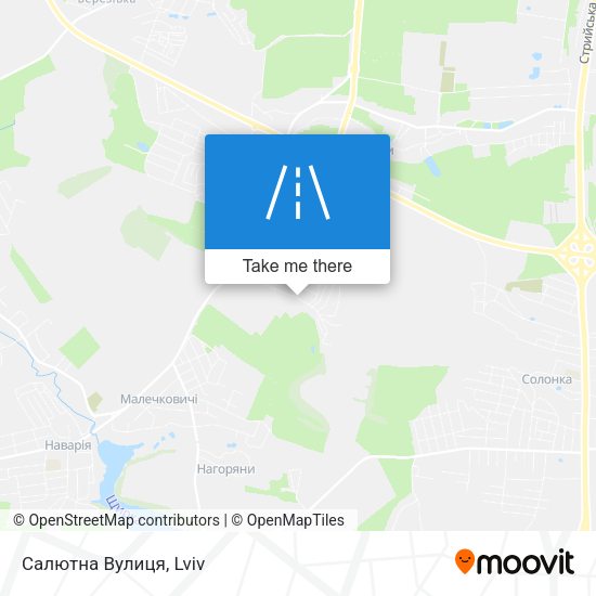 Салютна Вулиця map
