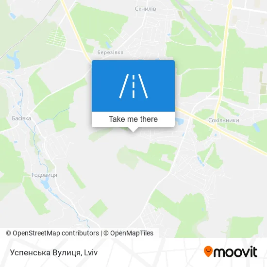 Карта Успенська Вулиця