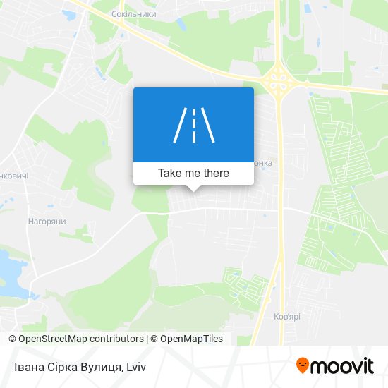 Івана Сірка Вулиця map