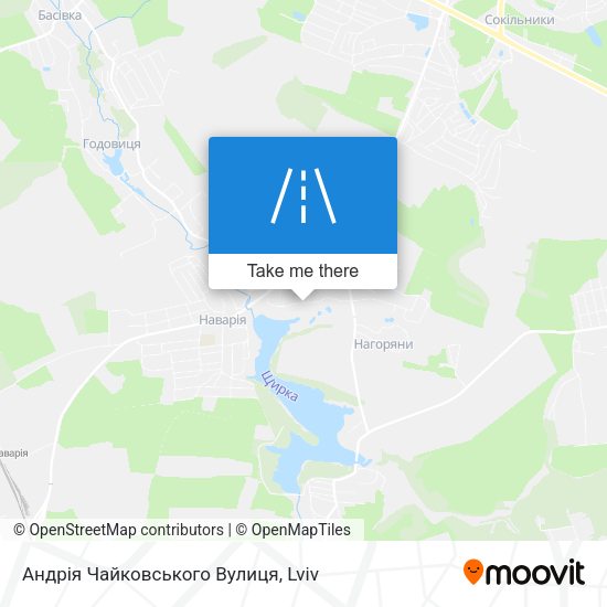 Карта Андрія Чайковського Вулиця