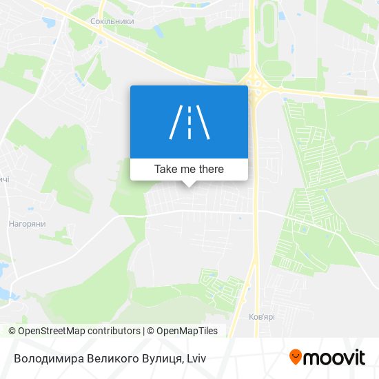 Володимира Великого Вулиця map