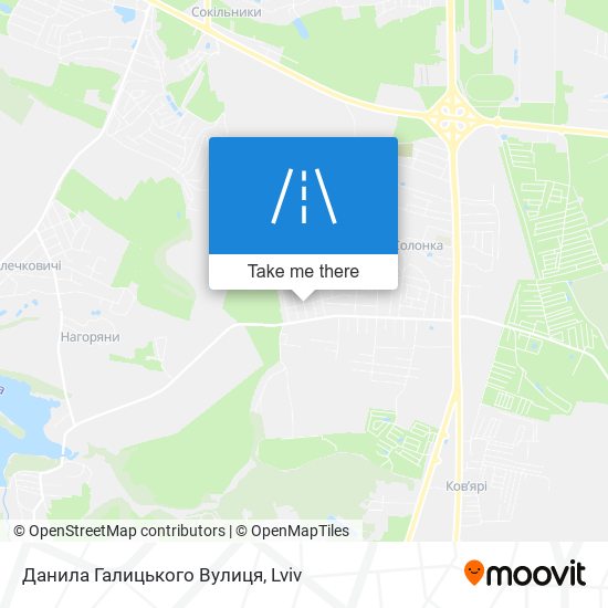 Данила Галицького Вулиця map