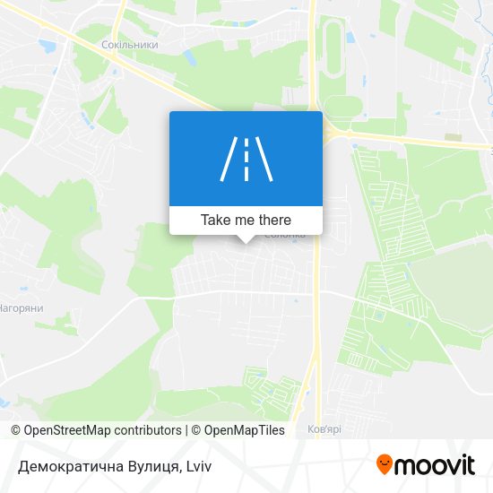 Демократична Вулиця map