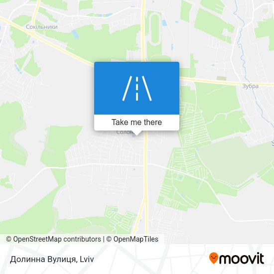 Долинна Вулиця map