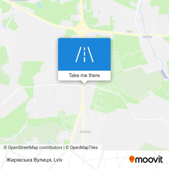Карта Жирівська Вулиця