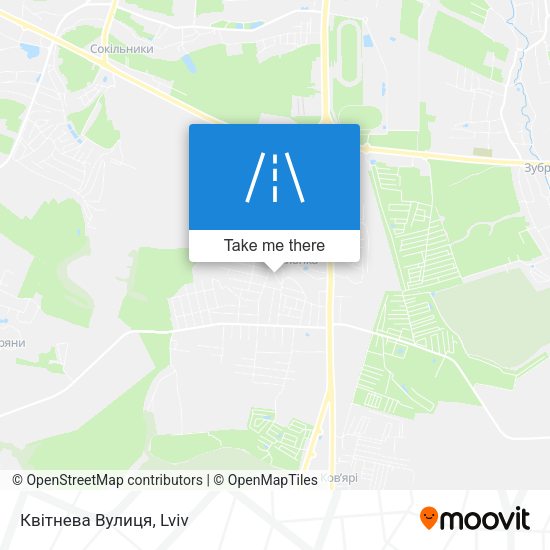 Квітнева Вулиця map