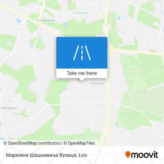 Маркіяна Шашкевича Вулиця map