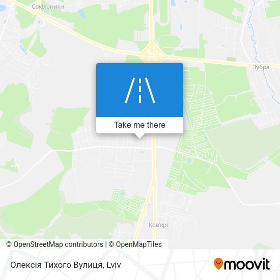 Олексія Тихого Вулиця map