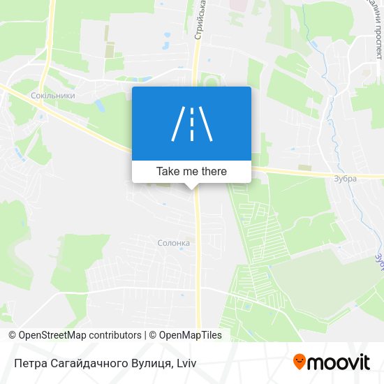 Петра Сагайдачного Вулиця map