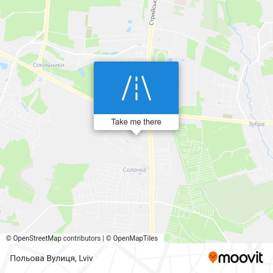 Польова Вулиця map