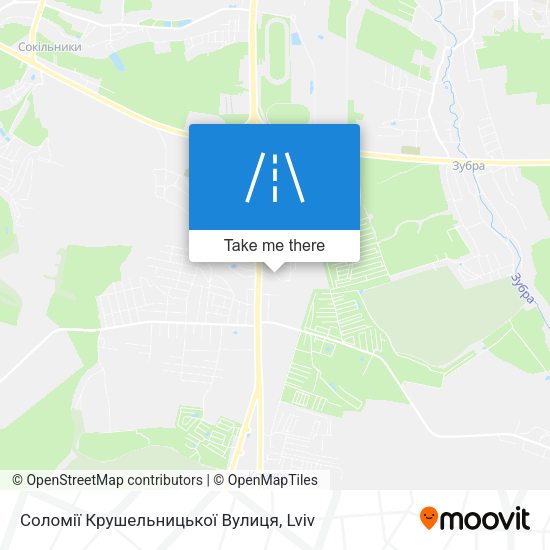 Соломії Крушельницької Вулиця map