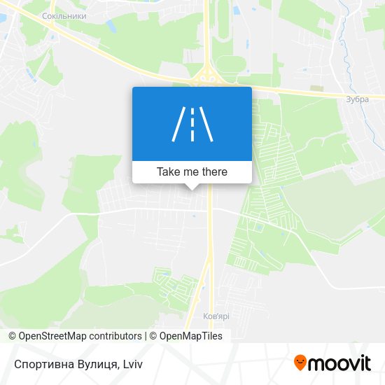 Спортивна Вулиця map