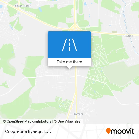 Карта Спортивна Вулиця