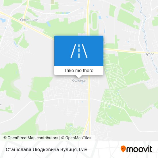 Станіслава Людкевича Вулиця map