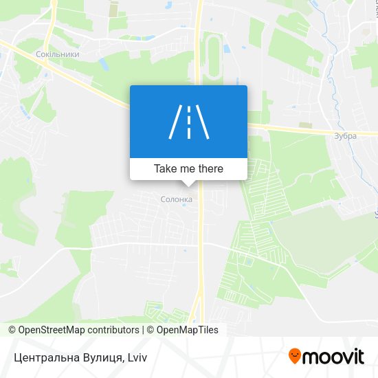 Центральна Вулиця map