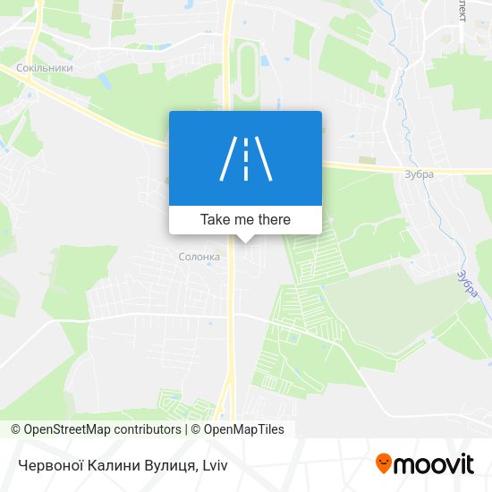 Червоної Калини Вулиця map