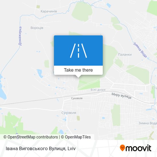Івана Виговського Вулиця map