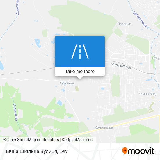 Бічна Шкільна Вулиця map