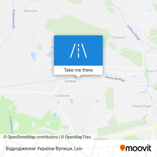 Відродження України Вулиця map
