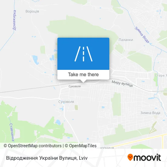 Карта Відродження України Вулиця
