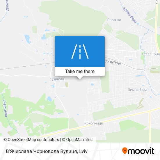 В’Ячеслава Чорновола Вулиця map