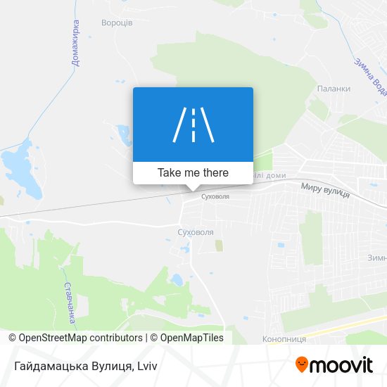 Гайдамацька Вулиця map